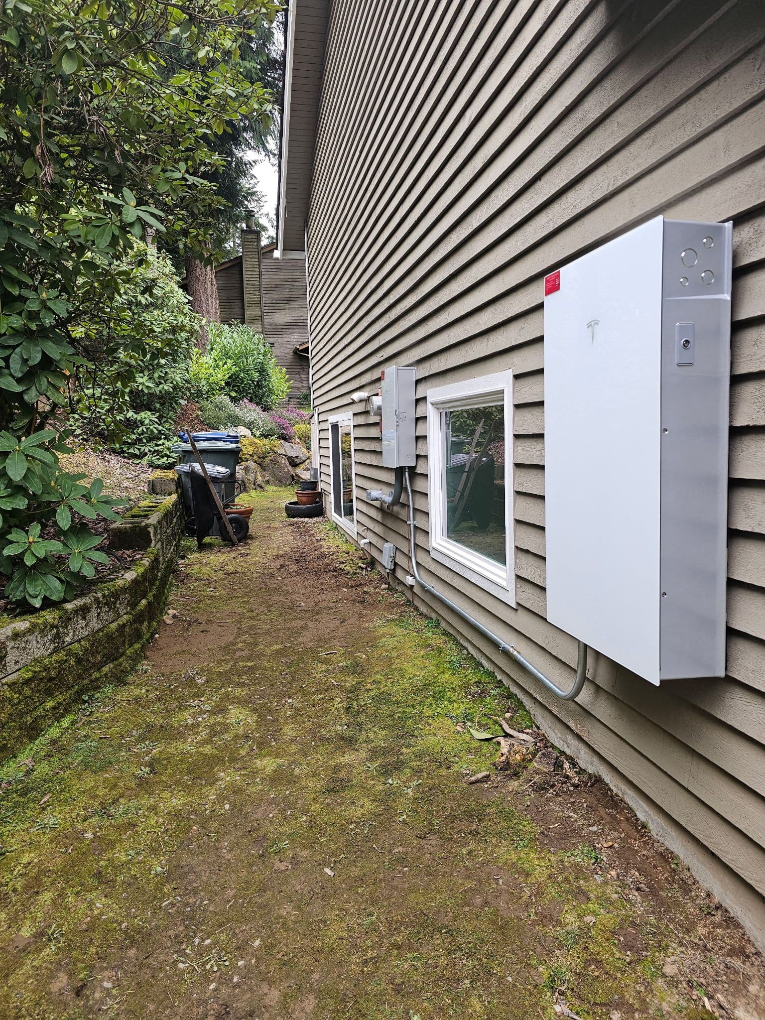 Tesla Battery Backup Installation in Everett WA image