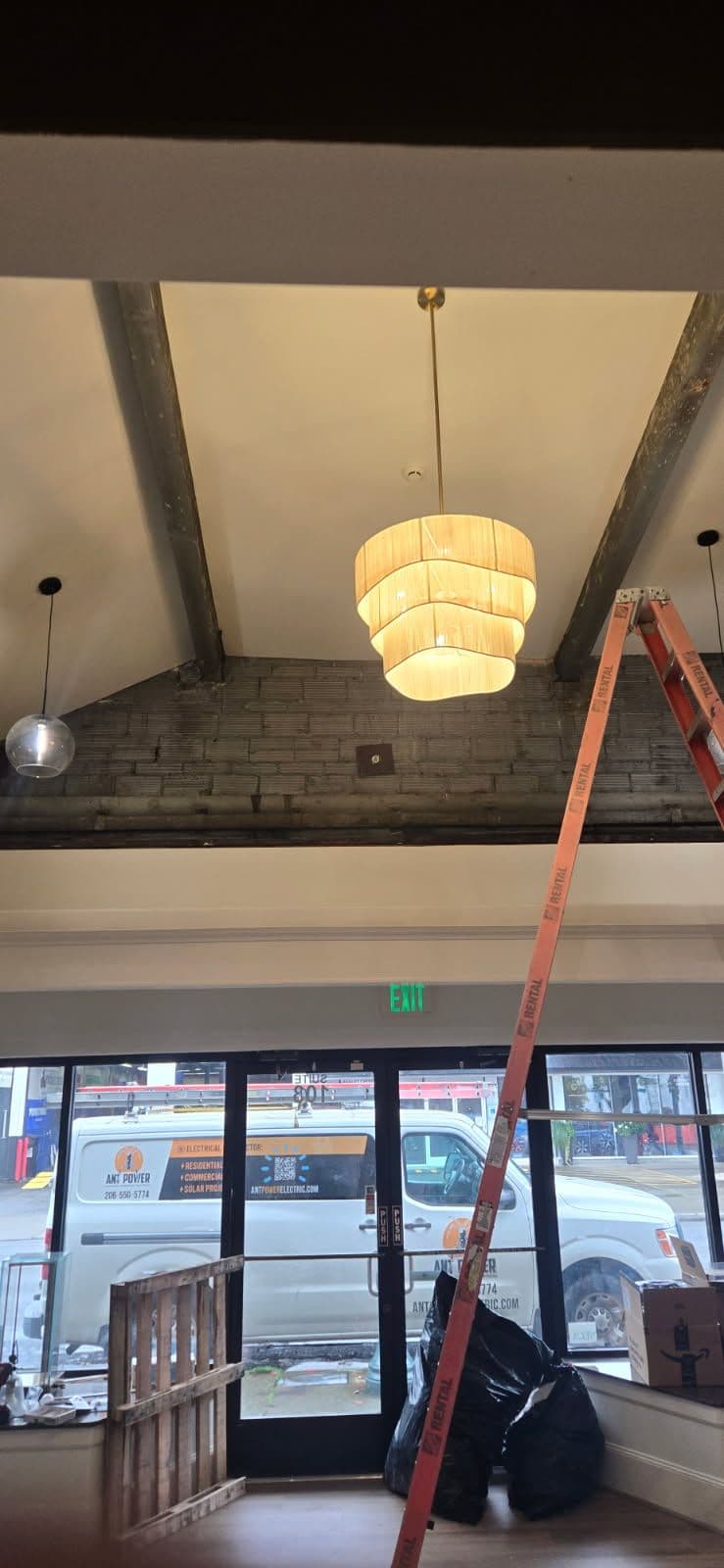 Gallery photos for Custom Lighting Installation for High Ceilings: Image #1